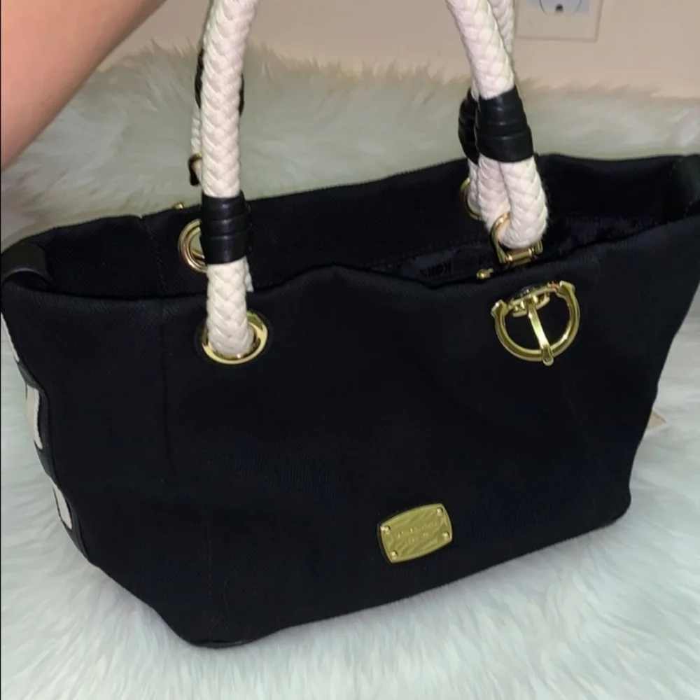 MICHAEL KORS MARINA NAUTICAL GOLD ANCHOR ROPE TOTE